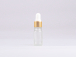 Preview: säuremattierte Flasche 10ml, mit Pipette gold