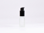 Preview: glasflasche-10ml-schwarz-lotionspumpe-silber