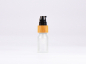 Preview: säuremattierte Flasche 10ml, mit Lotionspumpe Bambus