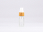Preview: säuremattierte Flasche 10ml, mit Lotionspumpe Bambus