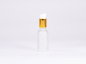 Preview: säuremattierte Flasche 30 ml - Lotionspumpe Aluminium