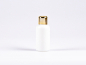 Preview: Weissglasflasche 30ml, mit Tropfmontur Gold gold
