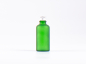 Preview: Grünglasflasche 50ml, mit Schraubverschluss Aluminium