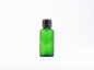 Preview: Grünglasflasche 50ml, mit Schraubverschluss & Giessring