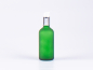 Preview: Grünglasflasche 100 ml - Lotionspumpe Aluminium