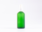 Preview: Grünglasflasche 100ml, mit Lotionspumpe Kunststoff