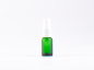 Preview: Grünglasflasche 10ml, mit Lotionspumpe Kunststoff