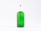 Preview: Grünglasflasche 100ml, mit Mundspray OV