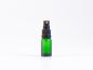 Preview: Grünglasflasche 10ml, mit Zerstäuber Kunststoff