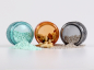 Preview: Dekorglas, 120ml, lila purpur