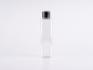 Mobile Preview: Flasche "Karl" 200ml, mit FlipTop oder DiscTop Verschluss, weiss/schwarz