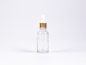 Preview: Klarglasflasche 30ml, mit Pipette gold