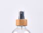 Preview: Klarglasflasche 250ml, mit Zerstäuber Bambus