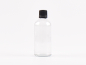 Preview: Klarglasflasche 100ml, mit Tropfmontur OV, geriffelt