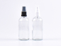 Preview: Klarglasflasche 100ml, mit Zerstäuber Kunststoff