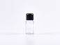 Preview: Klarglasflasche 10ml, mit Tropfmontur schwarz