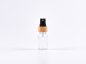 Preview: Klarglasflasche 10ml, mit Zerstäuber Bambus
