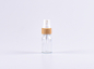 Preview: Klarglasflasche 10ml, mit Zerstäuber Bambus