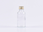 Preview: Klarglasflasche 30ml, mit Aludeckel
