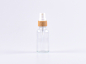 Preview: Klarglasflasche 30ml, mit Zerstäuber Bambus
