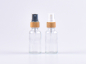 Preview: Klarglasflasche 30ml, mit Zerstäuber Bambus