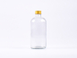 Preview: Klarglasflasche 500ml, mit Schraubverschluss Aluminium