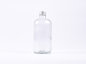 Preview: Klarglasflasche 500ml, mit Schraubverschluss Aluminium