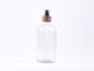 Preview: Klarglasflasche 500ml, mit Zerstäuber Walnut