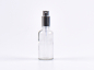 Preview: klarglasflasche-spray-zerstaeuber-aluminium-30ml
