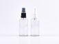 Preview: Klarglasflasche 50ml, mit Zerstäuber Kunststoff