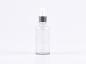 Preview: klarglasflasche-pipette-silber-aluminium-30ml
