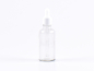 Preview: Klarglasflasche 50ml, mit Pipette weiss