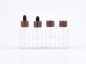 Preview: Klarglasflasche 50ml, mit Pipette Walnut
