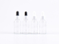Preview: Klarglasflasche 50ml, mit Pipette weiss