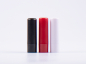 Preview: Lippenstifthülse, 5ml, schwarz/weiss/rot