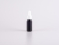 Preview: MIRON Violettglasflasche 10ml, mit Pipette weiss