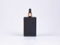 Preview: Schwarzglasflasche Miro 100 ml - Pipette gold