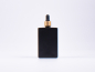 Preview: Schwarzglasflasche Miro 100 ml - Pipette gold