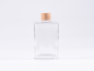 Preview: Klarglasflasche "Miro" 100ml, mit Tropfmontur Bambus