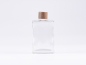 Preview: Klarglasflasche "Miro" 100ml, mit Tropfmontur Walnut