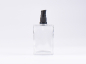 Preview: Klarglasflasche Miro 100 ml - Lotionspumpe Kunststoff