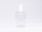 Preview: Klarglasflasche Miro 100 ml - Lotionspumpe Kunststoff