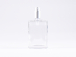 Preview: Klarglasflasche "Miro" 100ml, mit Zerstäuber Aluminium, 4 Color