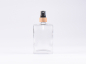 Preview: Klarglasflasche "Miro" 100ml, mit Zerstäuber Bambus
