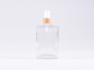 Preview: Klarglasflasche "Miro" 100ml, mit Zerstäuber Bambus