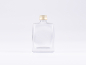 Preview: Klarglasflasche "Miro" 50ml, mit Schraubverschluss Aluminium