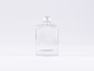 Preview: Klarglasflasche "Miro" 50ml, mit Schraubverschluss Aluminium