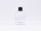 Preview: Klarglasflasche "Miro" 50ml, mit Tropfmontur schwarz