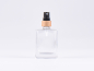 Preview: Klarglasflasche "Miro" 50ml, mit Zerstäuber Bambus