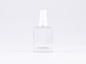 Preview: Klarglasflasche "Miro" 50ml, mit Lotionspumpe Kunststoff